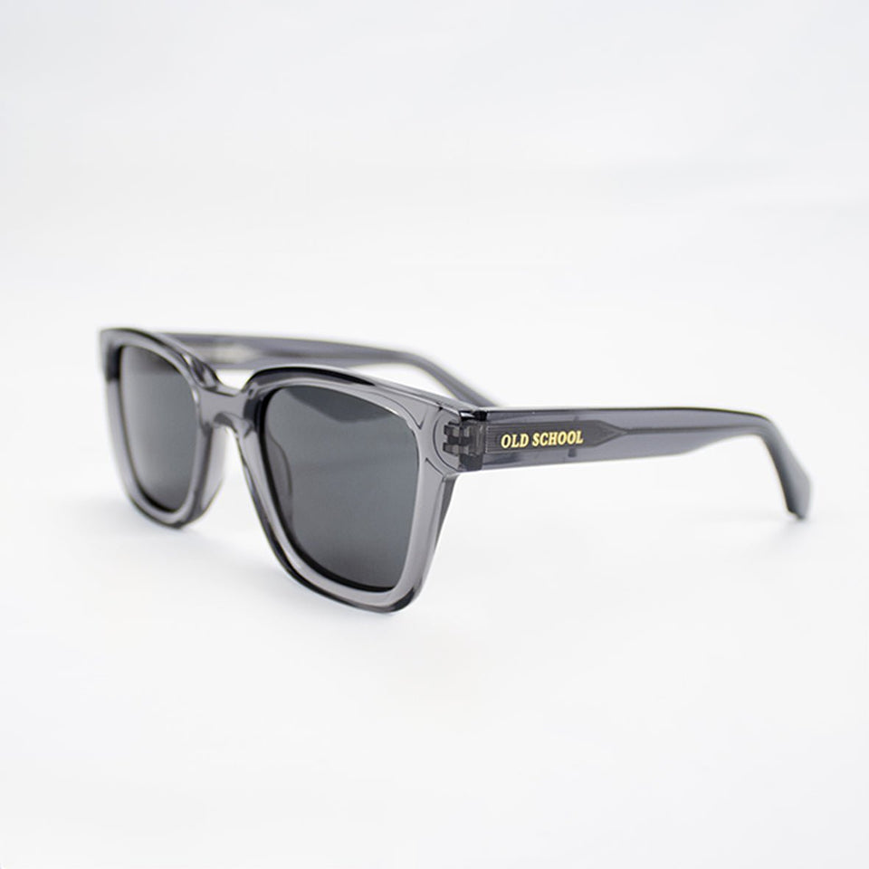 Old School Rectangle Sunnies-Grey