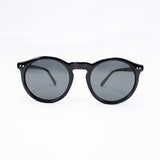 Old School Round Sunnies-Black