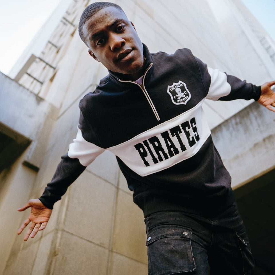 Orlando Pirates Quarter Zip Sweat-Black