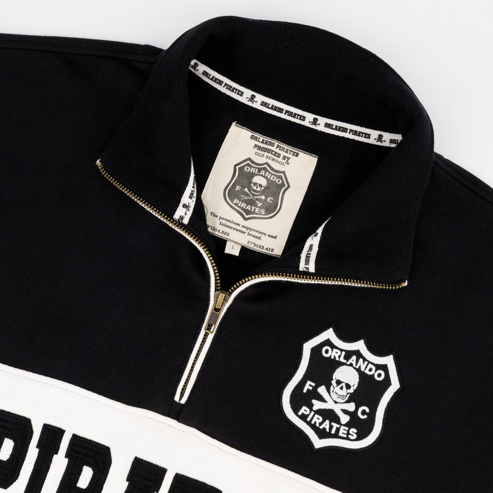 Orlando Pirates Quarter Zip Sweat-Black