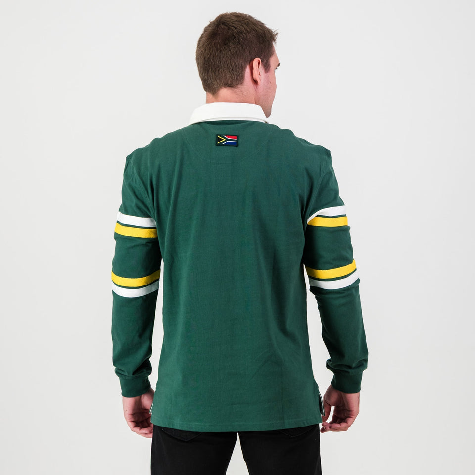 SA Supporters Mid Field LS Rugby Jersey-OS Green