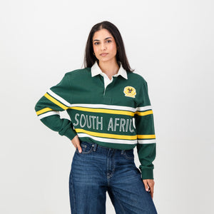 SA Supporters Mid Field LS Rugby Jersey-OS Green
