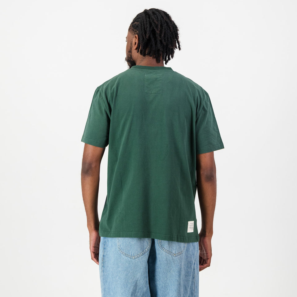 SA Supporters Stamp Reg Crew Tee - OS Green