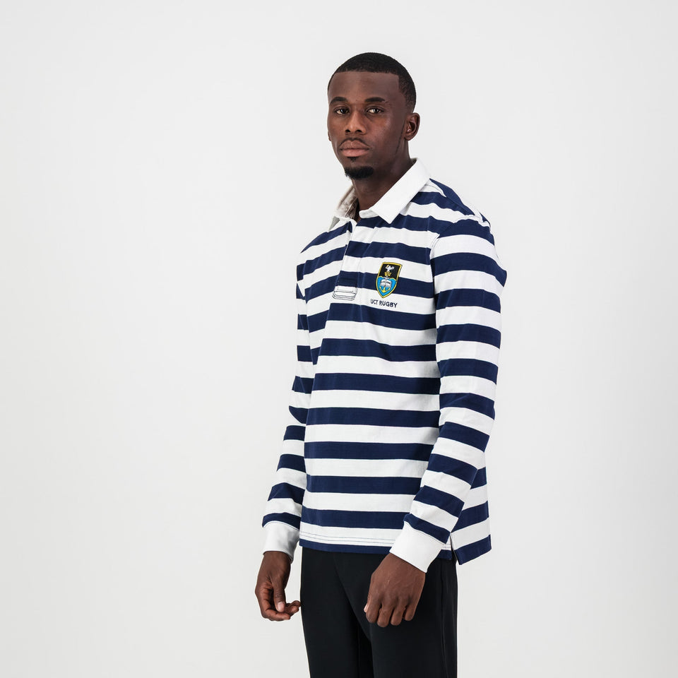 Schools Ikeys Varsity Cup LS Rugby Jersey-Navy