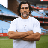 Springboks Pop Badge Boxy Crew Tee-White