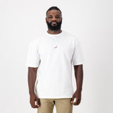 Springboks Pop Badge Boxy Crew Tee-White