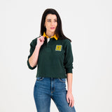 SA Supporters Classic 3/4 Crop Rugby Jersey-OS Green