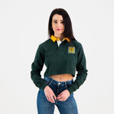 SA Supporters Classic Crop Rugby Jersey-OS Green