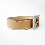 Springboks Double Stitch Belt-Tan
