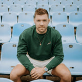 Springboks Nat Badge Crew Neck Sweat-OS Green