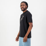 Springboks Outline EMB Regular Crew Tee-Black