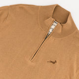 Springboks Quarter Zip Knit-Toffee