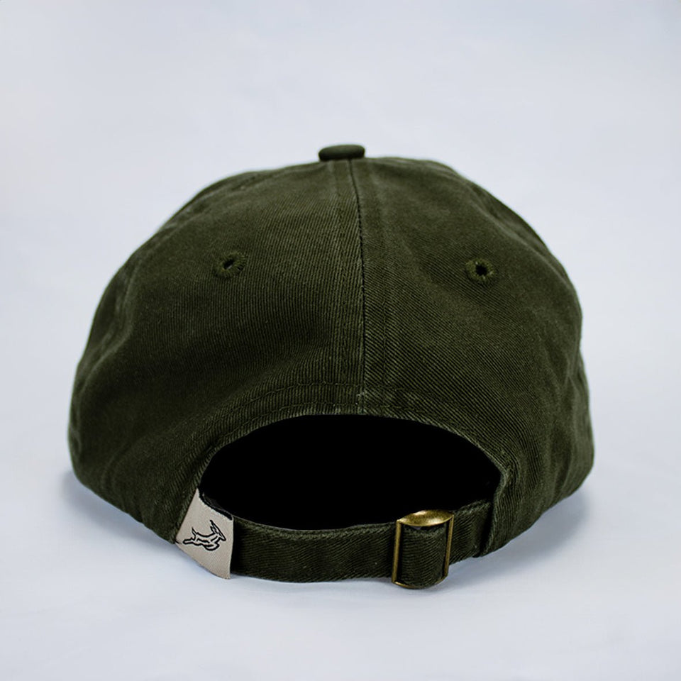 Springboks Shield Dad Cap-Military Olive