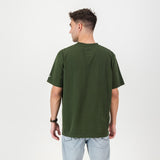 Springboks SML EMB Bok Regular Crew Tee-OS Green