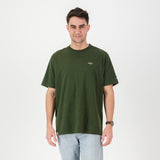 Springboks SML EMB Bok Regular Crew Tee-OS Green
