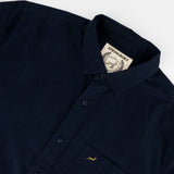 Springboks Tailored LS Oxford Shirt-Navy