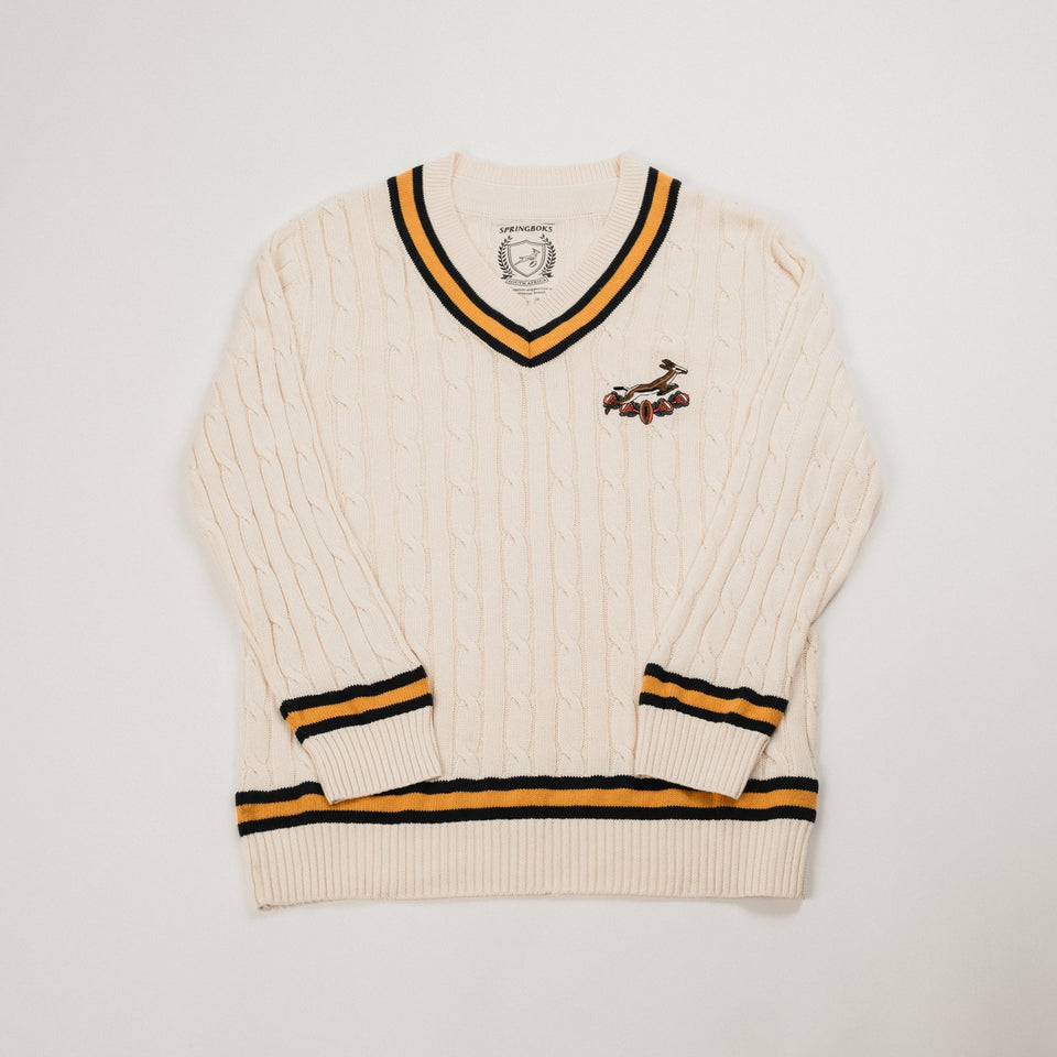 Springboks V-neck Knit - Ivory