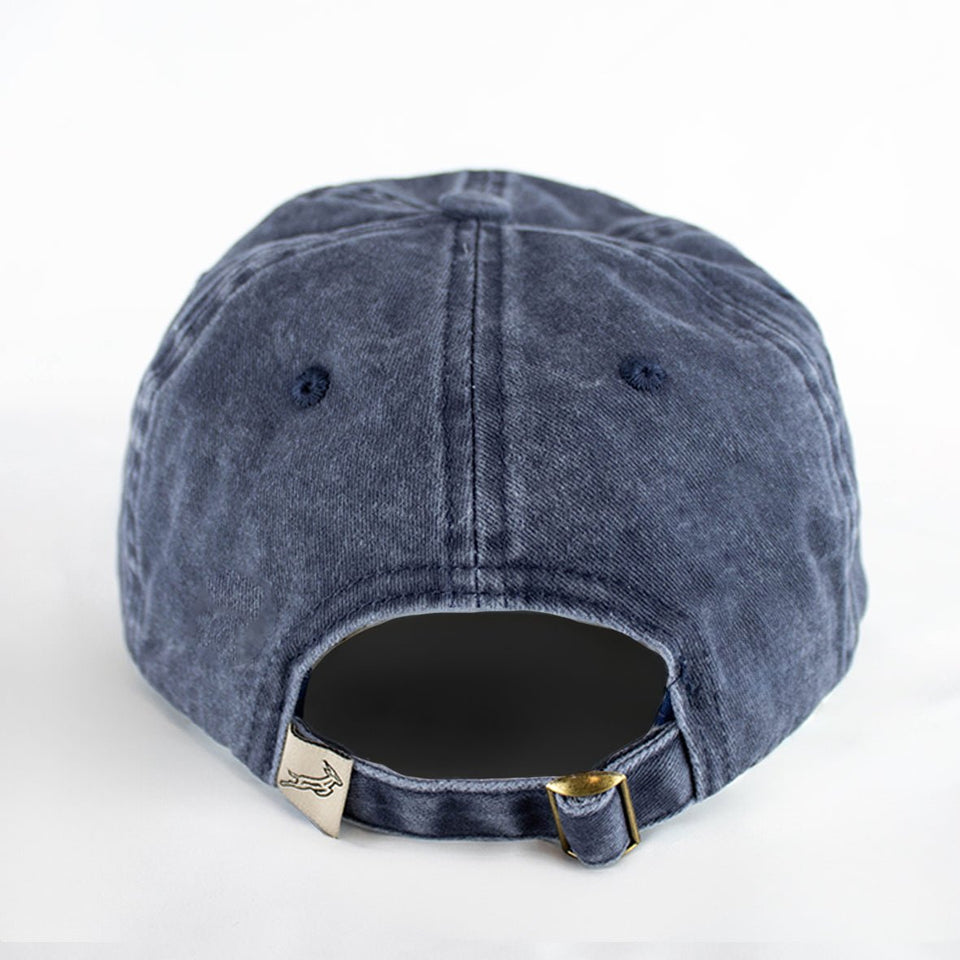 Springboks Winter Pop Badge Dad Cap-Navy