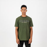 Stillknocks Built Diff Regular Crew Tee-Military Olive