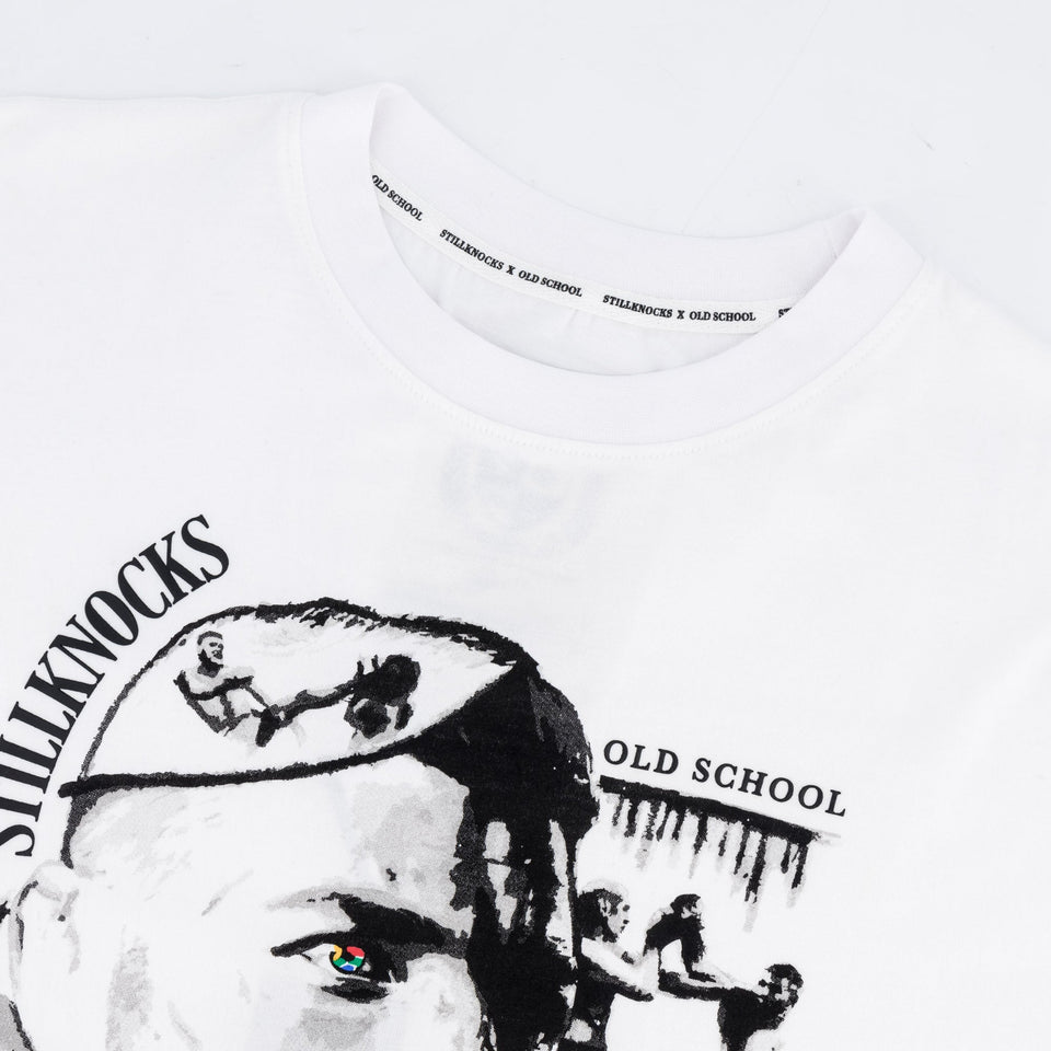 Stillknocks OG Artwork Boxy Crew Tee-White