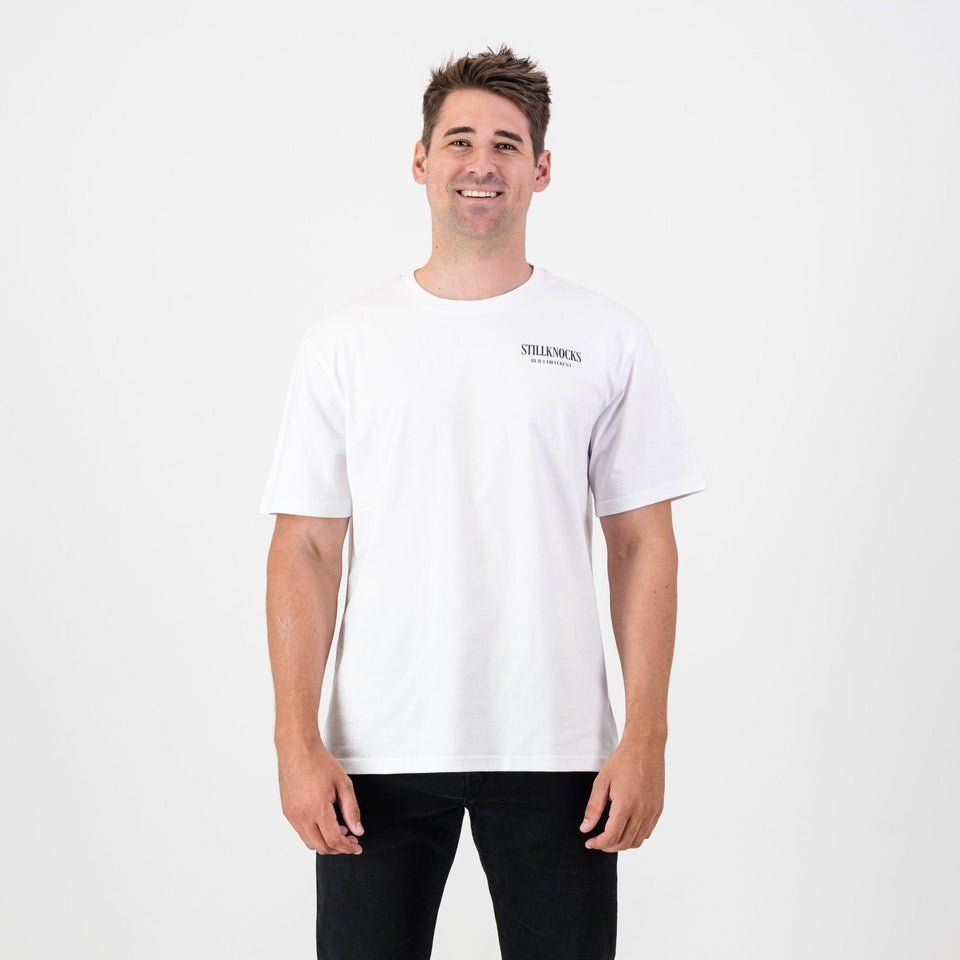 Stillknocks Real DDP Regular Crew Tee-White
