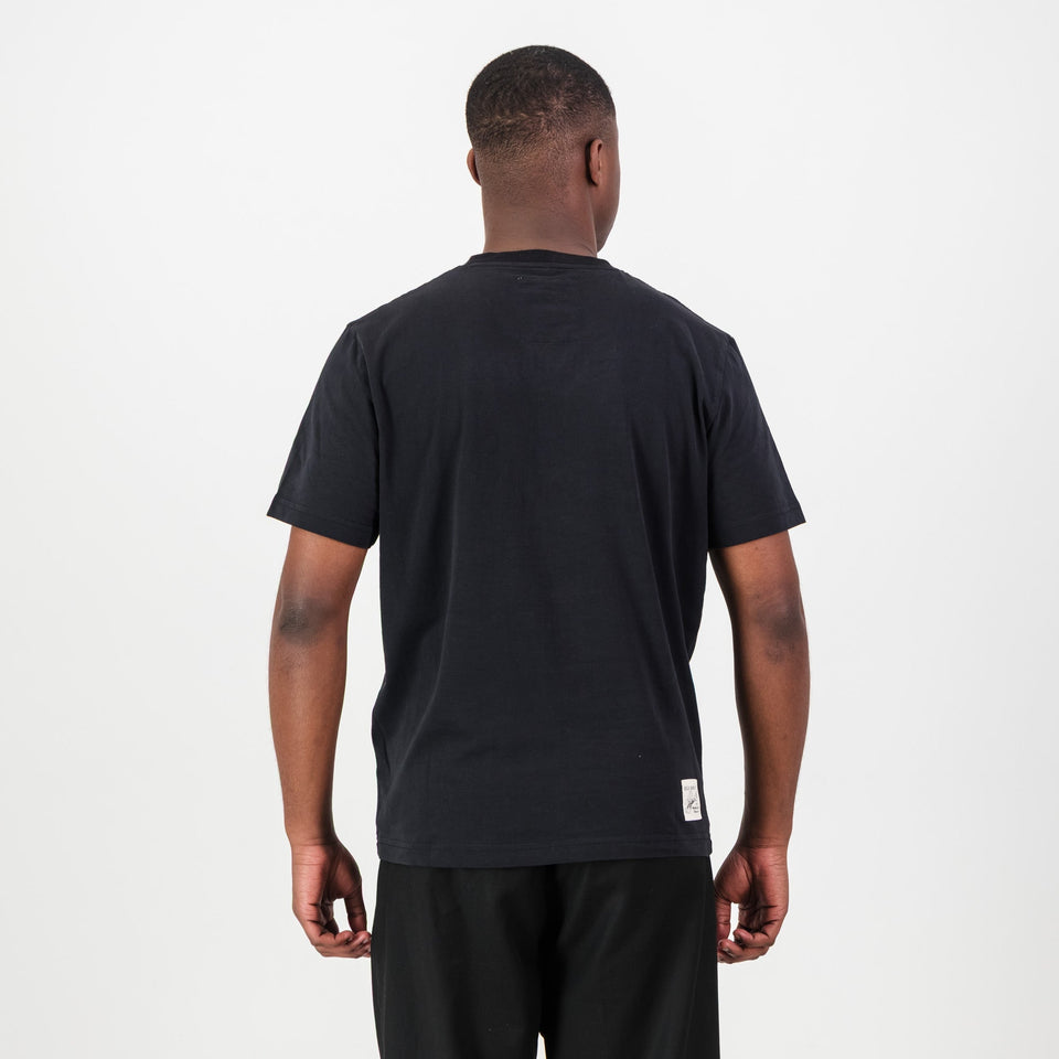 Stillknocks Smokey Shadow Regular Crew Tee-Black