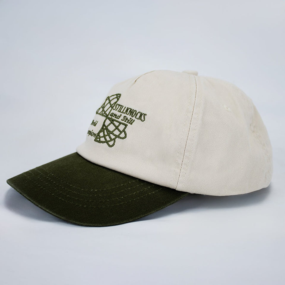Stillknocks World Champ Two Tone Dad Cap-Ivory