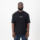 Stillknocks Graphic Boxy Crew Tee Old-Black